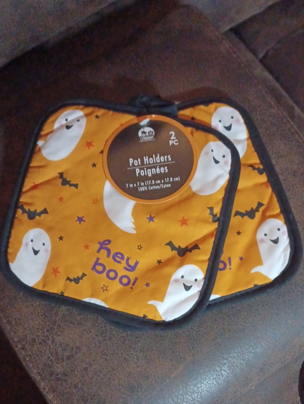 4/$40 New Hallowe'en Print Pot Holders - Set Of 2